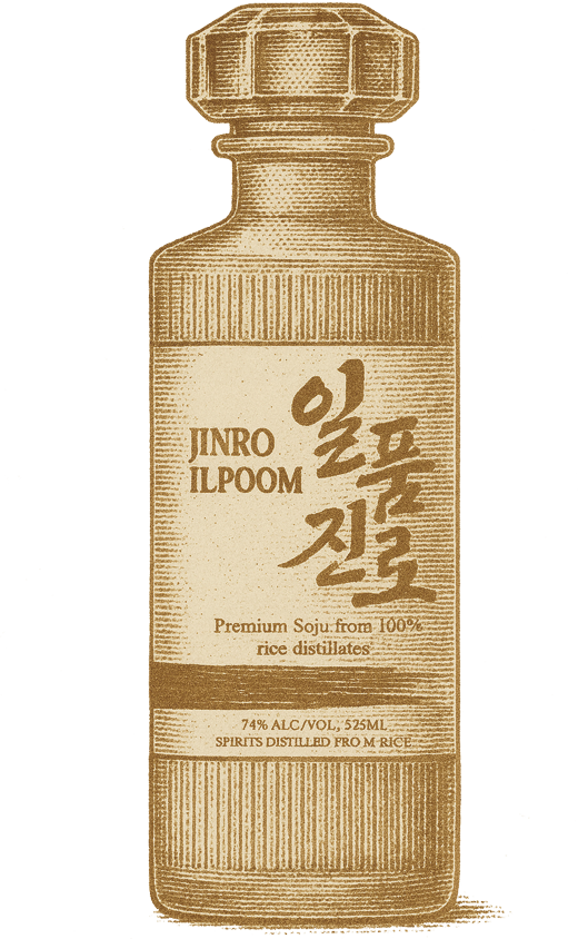 Premium Soju Bottle